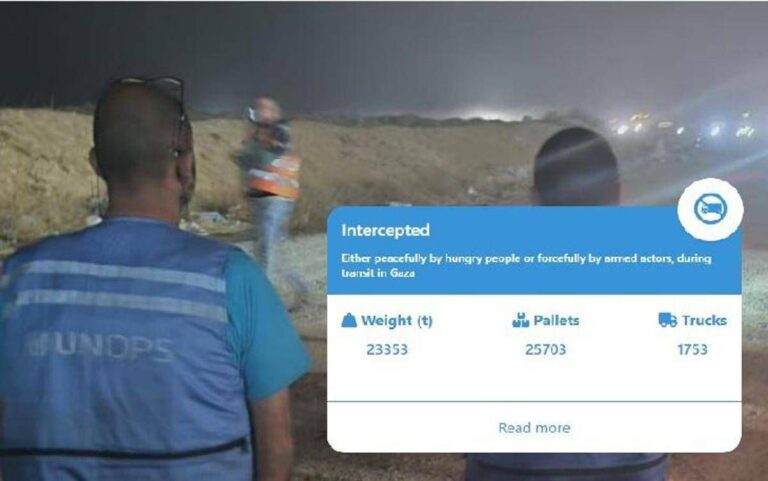 Gaza, perché l’aiuto non arriva: camion sequestrati dalle milizie armate. Il report Onu
