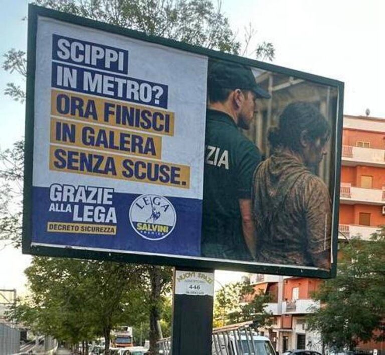 Roma e i manifesti su decreto Sicurezza, Lega: “Comune viola art.21 Costituzione”