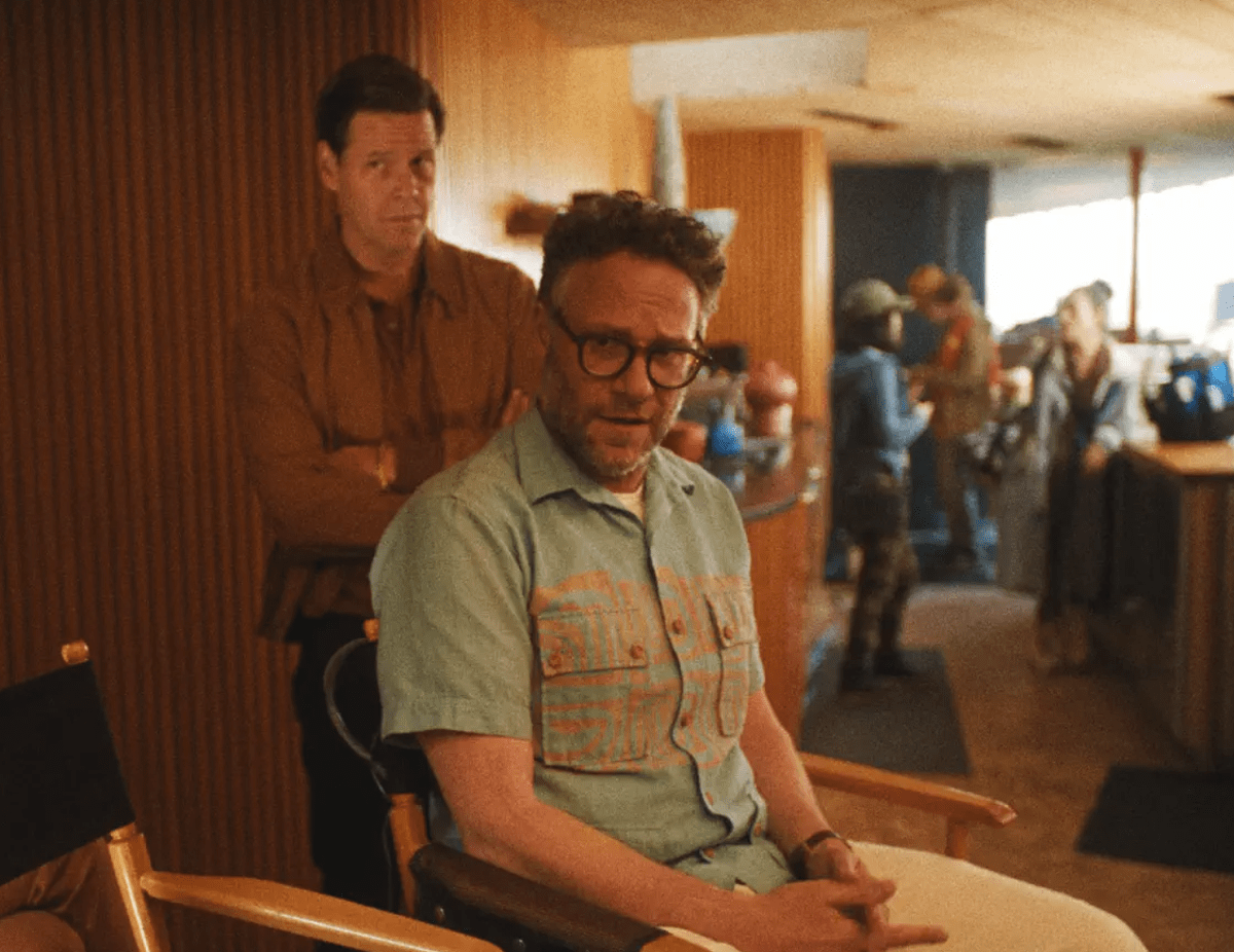 Seth Rogen al Lido, sopralluoghi per ‘The Studio 2?