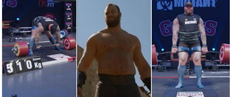 Bjornsson solleva 510 chili, il record della ‘Montagna’ di Game of Thrones