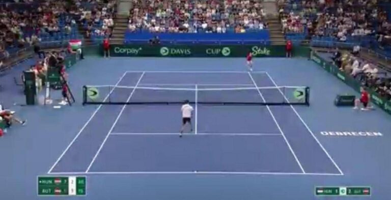 Coppa Davis, il servizio da ping-pong di Piros diventa l’ace dell’anno
