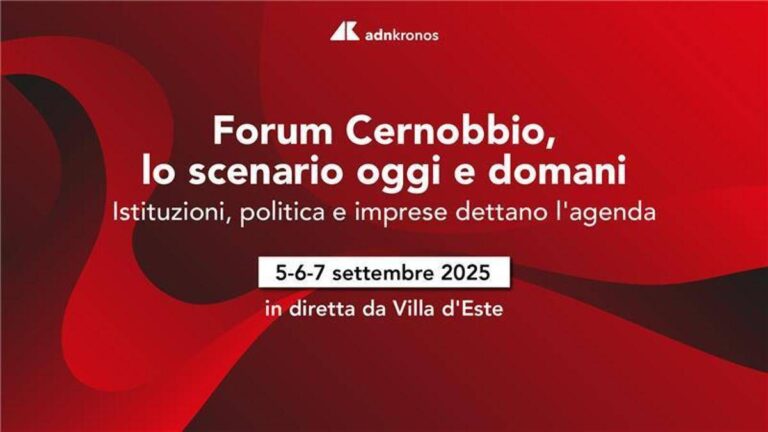 ‘Forum Cernobbio, lo scenario oggi e domani’: l’Adnkronos in diretta da Villa d’Este