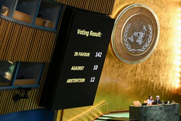 Israele-Palestina, Assemblea generale Onu approva la soluzione a due Stati senza Hamas