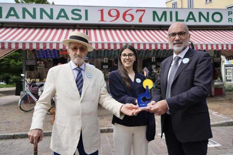 Milano, al Chiosco Giannasi raccolta fondi per l’Airc