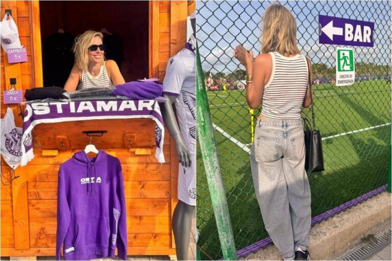 Sarah Felberbaum, passione Ostiamare: la moglie di De Rossi tra store e campo