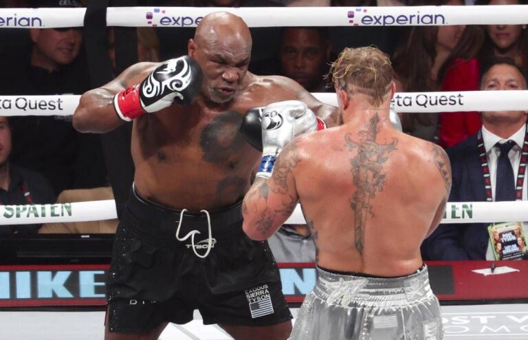 Tyson torna sul ring a 60 anni e sfida Mayweather in un match stellare