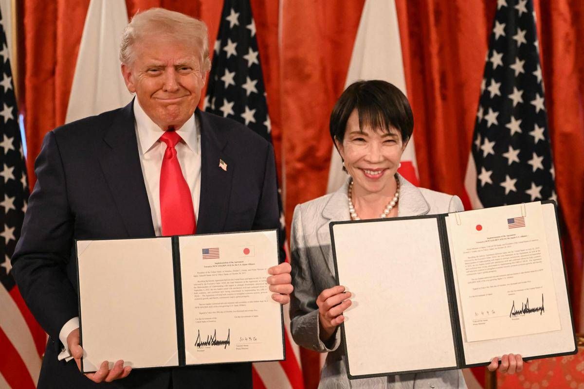 Trump in Giappone, siglato accordo sulle terre rare. La premier lo nomina per il Nobel