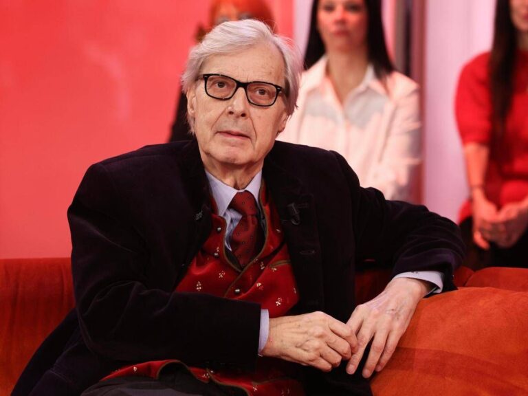 Domenica In, oggi Vittorio Sgarbi ospite di Mara Venier