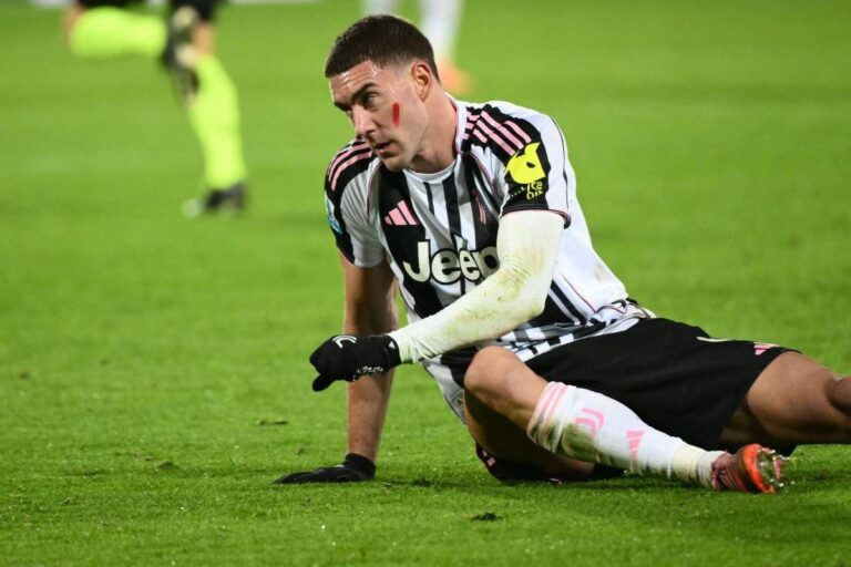 Juventus, infortunio per Vlahovic: “Mi sono fatto molto male”