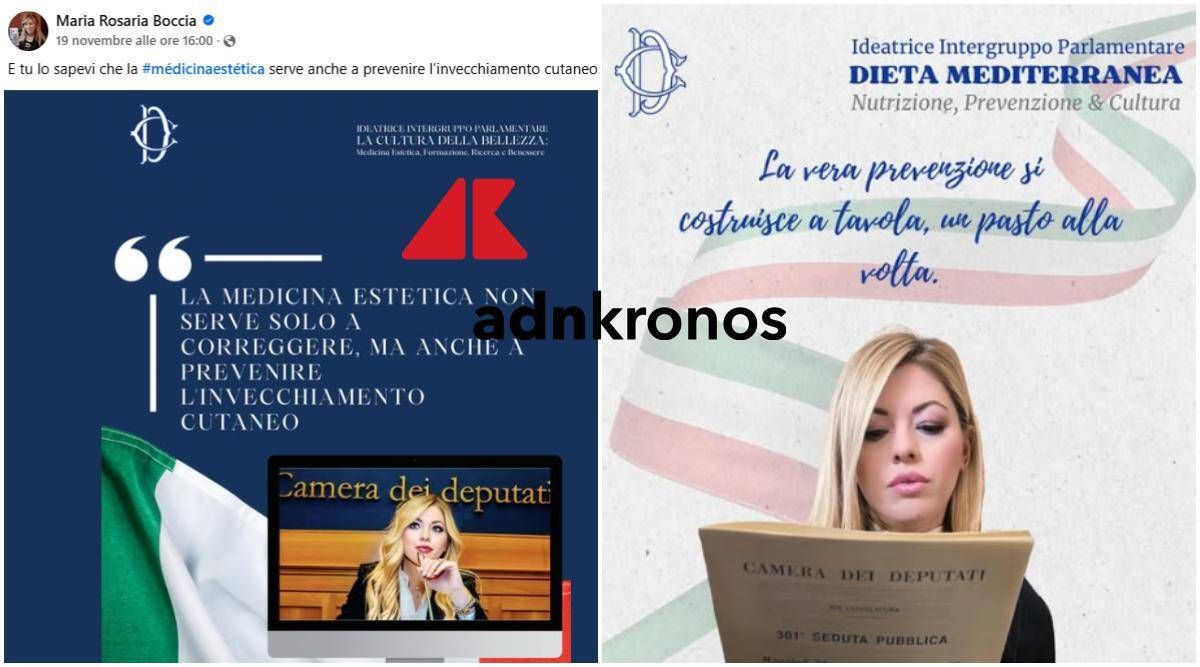 Maria Rosaria Boccia usa il logo della Camera per diete e ritocchini. Arriva la diffida di Montecitorio