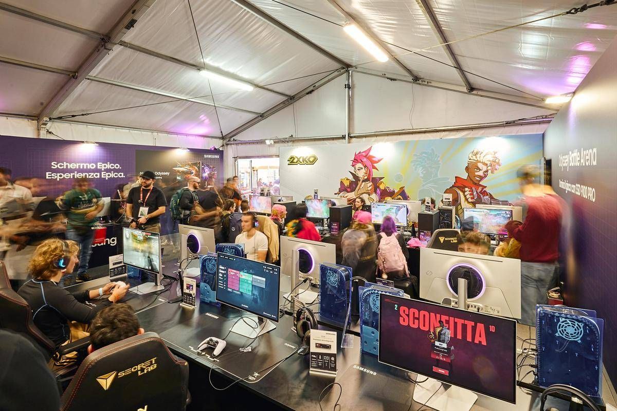 Samsung a Lucca Comics, anteprima 2XKO e futuro del gaming multi-device
