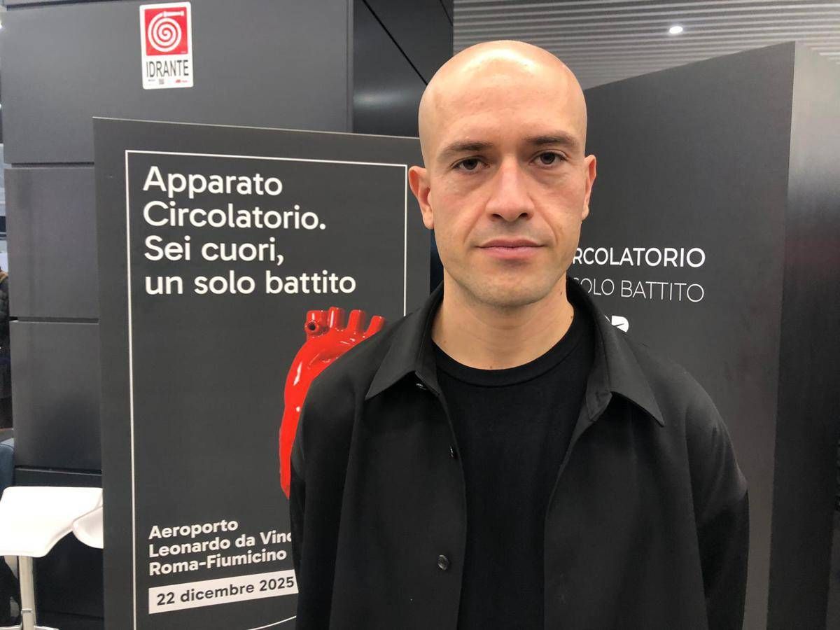 ‘Apparato circolatorio’, all’Aeroporto di Roma Fiumicino esposta l’opera dello scultore Jago