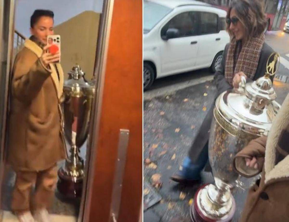 Ballando con le stelle, Andrea Delogu e il viaggio con la coppa