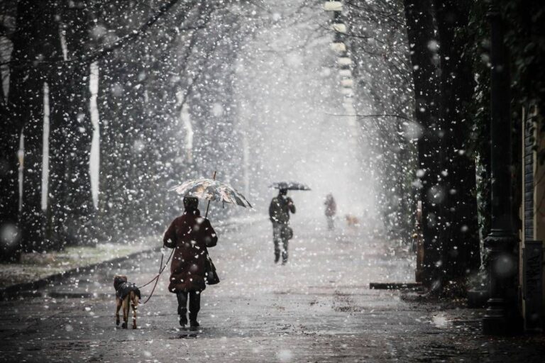 Ciclone di Natale sull’Italia: maltempo, pioggia e neve anche in collina