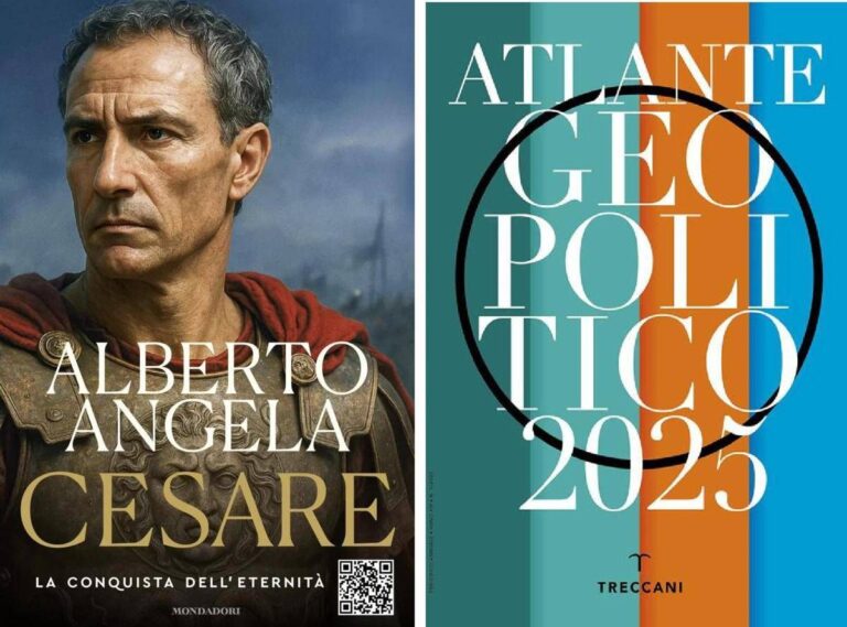Da ‘Cesare’ di Alberto Angela all’Atlante Geopolitico 2025 di Treccani, le novità in libreria