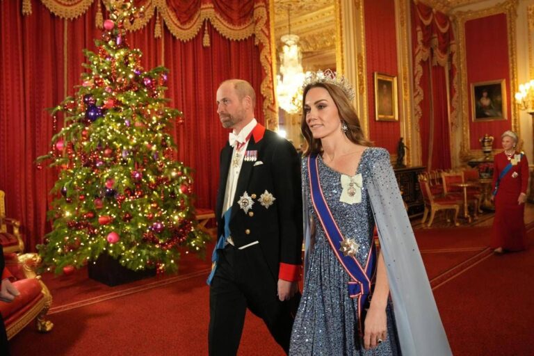 Gran galà a Windsor per il presidente tedesco Steinmeier, ma a brillare è Kate