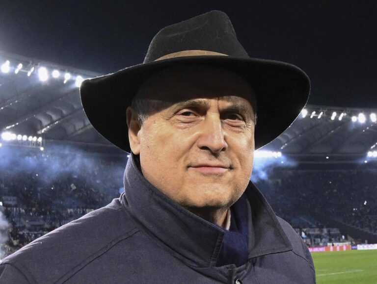 Lotito: “Domani la Lazio suonerà la campanella a Wall Street, unica con il Psg”