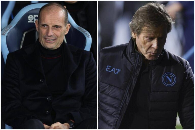 Napoli, attacco ad Allegri dopo Supercoppa: “Ha insultato e aggredito Oriali”