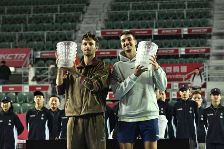 Hong Kong, Musetti e Sonego trionfano nel doppio: Rublev-Khachanov battuti al super tie-break