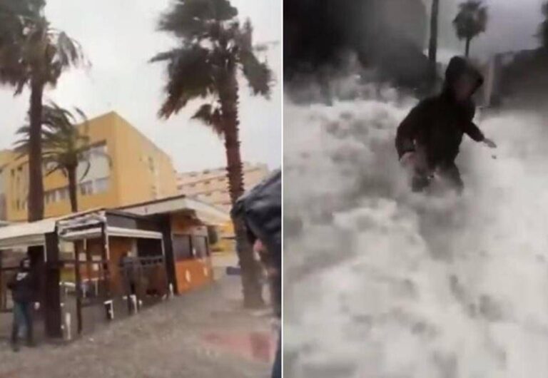 Sindaci in Sicilia travolti da onda durante la diretta Fb: “Non fate come noi”