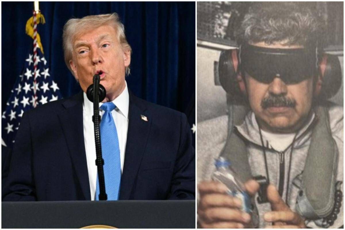 Venezuela, Trump posta foto Maduro ammanettato su nave Usa: andrà a Guantanamo