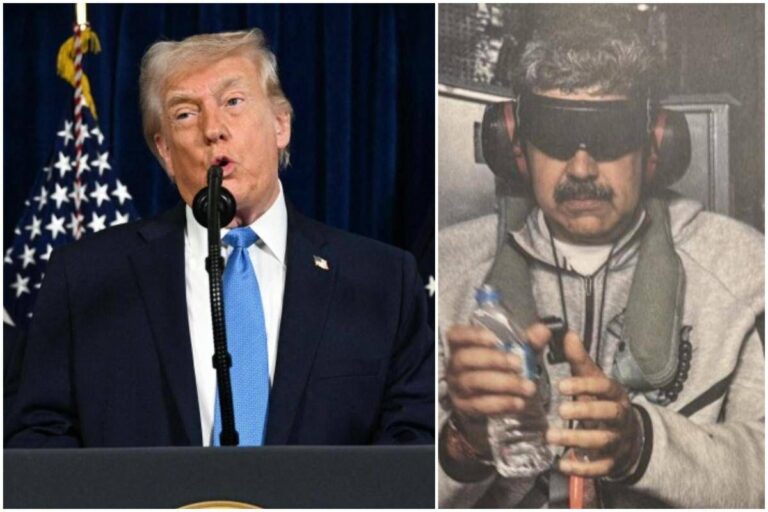 Venezuela, Trump posta foto Maduro ammanettato su nave Usa: andrà a Guantanamo