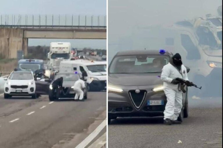 Brindisi, assalto a portavalori su statale per Lecce: banditi in fuga
