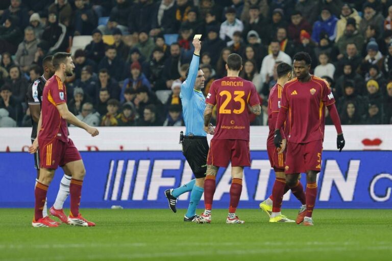 Udinese-Roma, furia Gasperini su punizione assegnata a friulani (e sul gol): cos’è successo